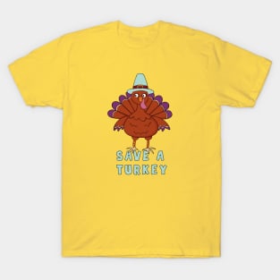 Funny Thanksgiving Turkey Eat Tacos Mexican Thanksgiving T-Shirt